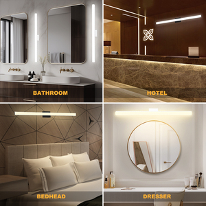 Lámpara de Pared de Aluminio CCT para Espejo, la Más Vendida, con CRI90+, para Baños de Hotel y Lavaderos - Product Image 5