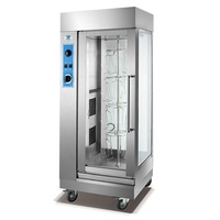 Rôtissoire verticale électrique et gaz (porte unique) Rôtissoire à gaz commerciale en acier inoxydable