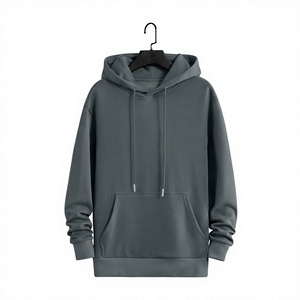Sweat-shirt à capuche zippé quart de tour pour homme, doublure polaire brossée, coupe régulière, épais et doux, idéal pour l'hiver – Vente en gros - Product Image 3