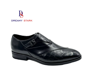 Mocassins en cuir PU pour hommes, confortables, respirants, légers, avec semelle intérieure massante, semelle en caoutchouc, pour le bureau, les occasions professionnelles et les mariages, logo personnalisé - Product Image 1