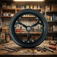 Roue de jauge de semoir de haute qualité de 4,5 po, moyeu en fonte, pneu en caoutchouc, pièce de rechange pour John Deere AA86055 pour semoir à maïs