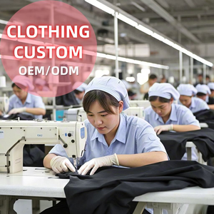 Kustom kualitas tinggi Moq rendah pakaian kustom produksi garmen Premium baju produsen potongan dan menjahit pakaian manufaktur - Product Image 1