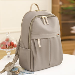 Custom Women's Large Capacity Multifunction <b>Laptop</b> <b>Backpack</b> Waterproof Travel Bag Nylon Lining Leisure & Business Style <b>Backpack</b> - Product Image 1