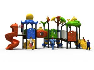 Équipement de jeu extérieur pour enfants de haute qualité, populaire, grand toboggan, équipement de jeu extérieur pas cher pour la <span class=keywords><strong>maternelle</strong></span> - Product Image 2