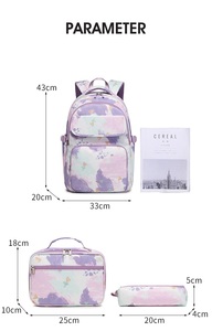 CALDIVO – sac à dos décontracté personnalisé pour garçons et filles, ensemble de 3 pièces, sac à dos d'ordinateur de voyage en plein air, <span class=keywords><strong>cartable</strong></span> d'étudiant, nouvelle collection - Product Image 5