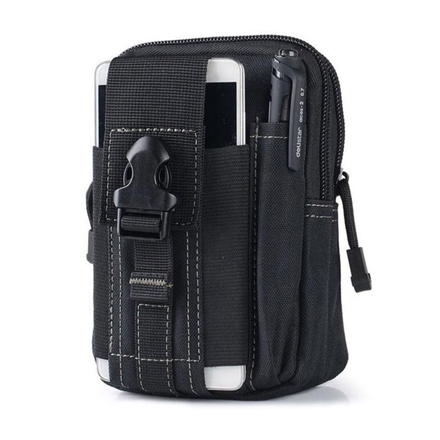 Yakeda Cell Phone Pouch Patrol Duty Utility Belt Bag Tactical Pouch EDC Molle Waist Bag Tactical Equipment Pouch Waist Pack