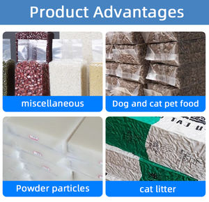 Clair thermoscellé brique de riz PA PE sac sous vide 1kg 5kg 10g emballage réutilisable de qualité alimentaire congelé pour céréales de soja à grains secs - Product Image 3