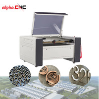 Machine de gravure laser CO2 CNC 3 axes certifiée CE, prête à être expédiée, 130W/180W pour le bois et le caoutchouc, avec prise en charge BMP et refroidissement par eau