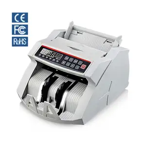 Compteur de factures à bas prix billettes euro machine 220V 2108 compteur UV pour monnaie en matière plastique
