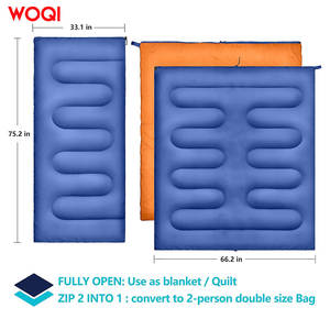 Zaino WOQI adulto e giovane piccolo, leggero, impermeabile stagione 3, <span class=keywords><strong>sacco</strong></span> a pelo attrezzatura da campeggio adatto per l'escursionismo - Product Image 3