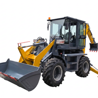 Wheel Loader Backhoe 35L, Berat Operasi 4500kg, Bucket Front Loader 1.2m3, Dimensi 6500*2000*2900mm, Mesin Diesel Huadong 72KW, Bearing