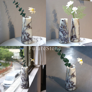 Marmo Calacatta Viola Naturale di Lusso per Vasi di Fiori, Decorazione d'Interni, Regali Artigianali e Decorazioni da Tavolo - Product Image 5
