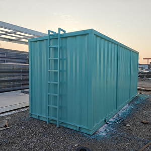 Maisonnette conteneur économique avec chambre à coucher, prête à la vente, 10 pieds, mobile, portable, simple, pour usage commercial, fabriquée en Chine, construction à faible coût - Product Image 1