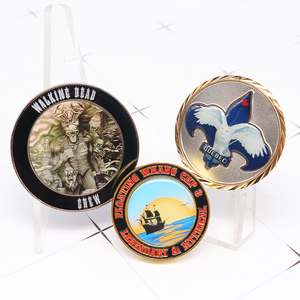 Produttore personalizzato 2D sfida monete personalizzate 3D metallo Souvenir monete