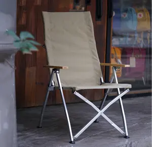 한국어 핫 세일 접는 휴대용 접는 정원 캠핑 알루미늄 Reclining 의자
