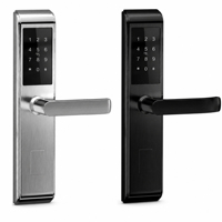 Cerradura Inteligente para Puerta de Hotel TTLOCK, Acero Inoxidable 304, Aplicación Móvil, Contraseña, Tarjeta, Llave Mecánica, para Hotel y Apartamento