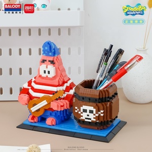 Balody 18446-18447 Portalápices de Bob Esponja y Patricio Estrella, Nuevo, Micro Creativo, Bloques de Construcción DIY, Juguete de Modelo - Product Image 4