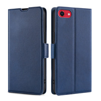Funda de Cuero para Teléfono con Ranuras para Tarjetas, para iPhone 15, 14 Plus, 13 Pro Max, 12 Plus, 11, y para Samsung S24 Plus, S23, S22, S21, Estilo Ejecutivo, Elegante y Protectora