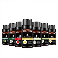 Huile Essentielle Pure en Petite Bouteille pour Sauna Domestique, Tente de Sauna, Bricolage, Bougie d'Aromathérapie, Soins de la Peau et Massage
