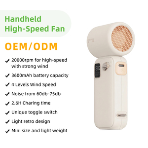 Ventilateur personnel <span class=keywords><strong>2022</strong></span>, mini ventilateur portable rechargeable, silencieux, USB, de poche, pour bureau, petit ventilateur BLDC portable - Product Image 1