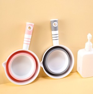 New Product Household Items 10L Foldable Barrel Fold <b>Storage</b> <b>Bin</b> Organizer for Clothes Collapsible Water Bucket - Product Image 5