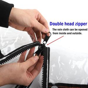 Personnaliser la bâche de <span class=keywords><strong>pergola</strong></span> extérieure avec fermeture éclair, tente de jardin, tissu imperméable visible, salle de lavage de voiture, rideau imperméable - Product Image 4