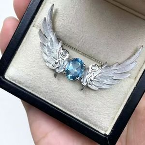 Broche Ailes d'Ange en Strass, Épingle Créative en Alliage de Zinc pour Hommes et Femmes, Bijou Tendance INS, Accessoire de Mode - Product Image 4