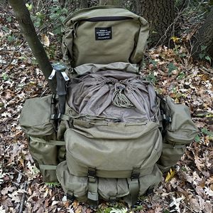 Ba lô ngoài trời dùng cho cắm trại, du lịch, đi bộ đường dài, màu xanh Ranger, túi đeo lưng Bergen, sức chứa nặng, kiểu quân đội Anh, Bergan <span class=keywords><strong>MTP</strong></span> Ruck - Product Image 4