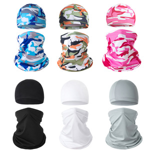 Outdoor <b>Magic</b> Scarf Neck Warmer Ice Silk Breathable Cycling Cap Sun Protection Face Mask Unisex Adult Hiking Fishing <b>Set</b> - Product Image 2