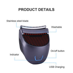 Afeitadora eléctrica profesional para hombre, cortadora de pelo resistente al agua IPX6, acceso directo de 5 minutos, fuente de alimentación USB, funcionamiento en inglés - Product Image 4