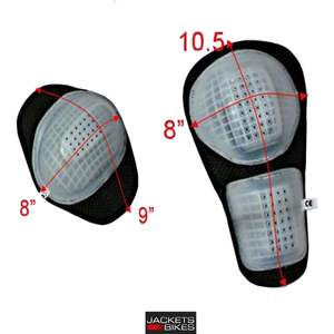 CE เสื้อเกราะแข็งแบบถอดได้ชุด4ชิ้นเสื้อแจ็กเก็ตแข่งรถจักรยานยนต์ระบายอากาศได้สำหรับทุกยี่ห้อ - Product Image 1