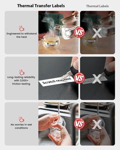 Ribbon máy in nhãn truyền nhiệt nhãn Maker phomemo A30 nhãn Sticker màu xanh răng inkless máy in cho Quà Tặng Stain - Product Image 4