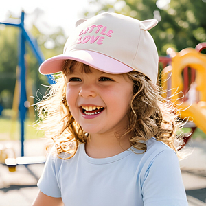 หมวกเบสบอลเด็กพิมพ์ลายโลโก้ 5 ช่อง ผ้าฝ้าย แฟชั่นฤดูใบไม้ผลิ/ฤดูร้อน หมวกกีฬา ป้องกันแสงแดด สำหรับเด็กผู้หญิง - Product Image 6