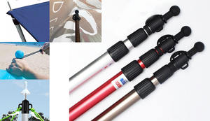 Poteaux de tente populaires, réglables, en aluminium, légers, pour le camping - Product Image 6