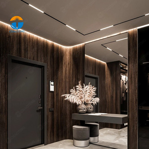 Bề Mặt Mới Lõm Mặt Dây Chuyền Nam Châm Đường Sắt 220V Spotlight Tuyến Tính Theo Dõi Ánh Sáng <span class=keywords><strong>LED</strong></span> Từ Theo Dõi Hệ Thống Ánh Sáng 30W Theo Dõi Ánh Sáng COB - Product Image 1