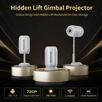 Proyektor TS6 Android 11 Portabel Dengan Wifi 240 ANSI Home Cinema Proyektor Pintar Proyector Beamer