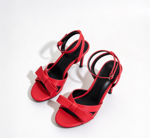 Escarpins élégants pour femmes en cuir de serpent avec bouton recouvert, talon large et bout pointu, style église - Product Image 3
