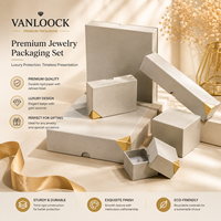 Coffret Cadeau de Bijoux Premium Personnalisable avec Logo – Emballage de Luxe pour Bagues, Colliers, Boucles d'Oreilles, Bracelets – Vente en Gros