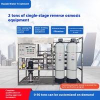 Système de purification d'eau par osmose inverse RO avec PLC et pompe pour les industries bio-pharmaceutiques et cosmétiques 1000L/heure