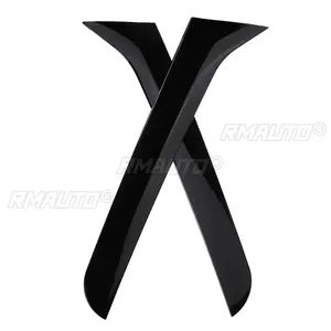 Paire de becs de canard noirs brillants pour vitre arrière, compatibles VW Sharan 2011 2012 2013 2014 2015 2016 2017 et suivants - Product Image 4