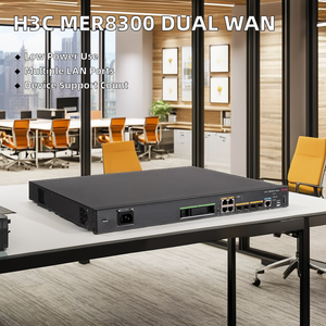 H3C MER8300 بوابة متكاملة للشركات جهاز توجيه مزدوج الوان ومنافذ LAN الافتراضية القابلة للتحويل حالة جديدة نوع سلكي - Product Image 2