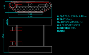 Châssis électrique robuste avec plate-forme de châssis à chenilles en caoutchouc avec chargement de plusieurs dizaines de kilogrammes jusqu'à 5 tonnes - Product Image 6