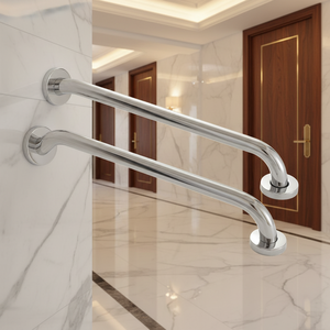 Barre d'appui de <span class=keywords><strong>douche</strong></span> pliable antidérapante en acier inoxydable de qualité médicale avec <span class=keywords><strong>ventouse</strong></span> pour la sécurité et la mobilité dans la salle de bain - Product Image 5