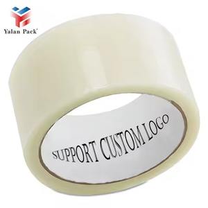 Hkyalanpack เทปกาวอะคริลิคแบบด้านเดียวขนาด24มม. x 66ม. 6ม้วนสำหรับปิดผนึกกล่องโลโก้ตามสั่ง - Product Image 1