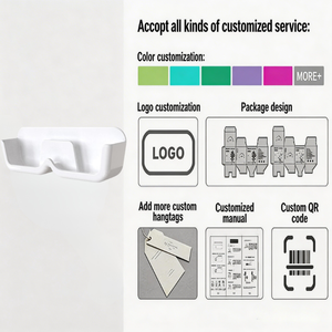 Nuovo <span class=keywords><strong>Design</strong></span> Porta Occhiali <span class=keywords><strong>da</strong></span> Parete Senza Foratura in ABS/PS per <span class=keywords><strong>Camera</strong></span> <span class=keywords><strong>da</strong></span> Letto, Bagno, Armadio, Scrivania - Product Image 5