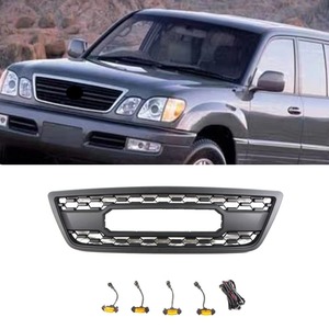 Grille de pare-chocs avant de voiture, grilles de course, calandre pour Lexus LX470 1998-2002, kit carrosserie, accessoires automobiles - Product Image 1