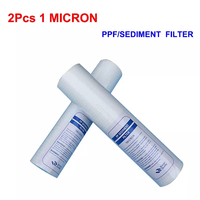 Filtre purificateur d'eau 10 pouces 5 microns PP Cartouche filtrante à sédiments pour l'eau
