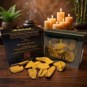 Sanai Al-Namir 100g Oudvara, Virutas de Agarwood 100% Naturales, Incienso Aromático para Uso Doméstico - Product Image 3