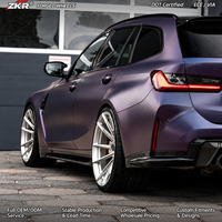 Jantes de voiture en aluminium forgé monobloc concaves profondes sur mesure, finition brillante, 5x114.3/120/130 pour Audi pour Urus C7 C8 Luxe