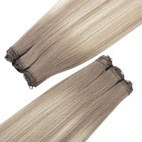 Extensions de cheveux Genius Weft de qualité salon Honor, double trame, cheveux Remy alignés dans le sens des cuticules, cheveux européens, toutes les couleurs disponibles